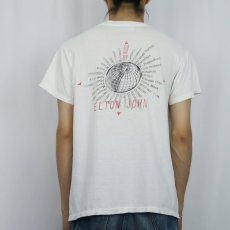 画像4: 80's ELTON JOHN USA製 "THE WORLD 1989-1990" ミュージシャンツアーTシャツ L (4)