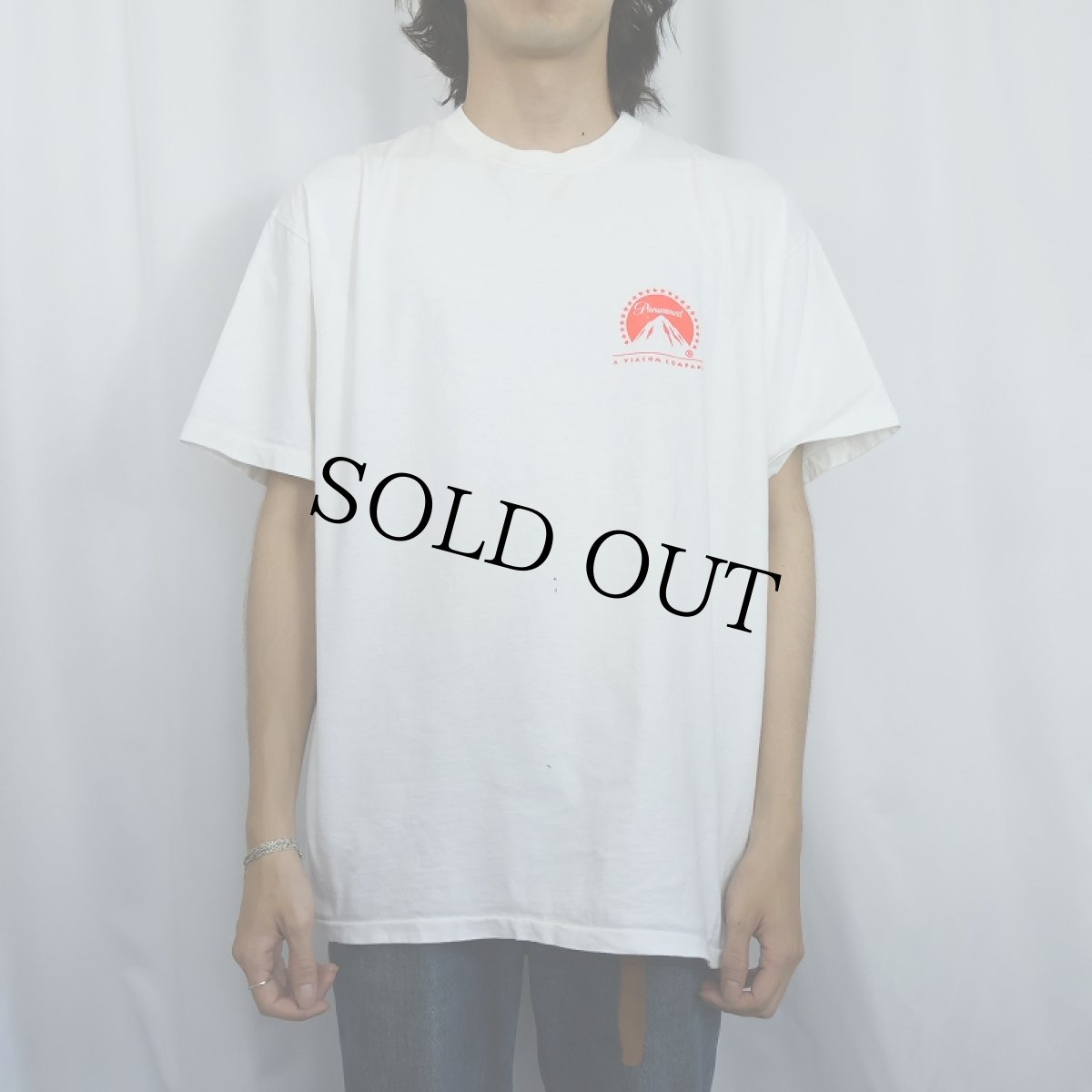 画像2: 90's Paramount 映画製作会社 ロゴプリントTシャツ XL (2)
