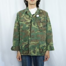 画像2: 60's U.S.ARMY ERDL迷彩 "グリーンリーフ" ファティーグジャケット MEDIUM-SHORT (2)