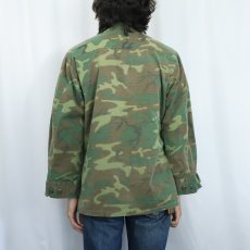 画像3: 60's U.S.ARMY ERDL迷彩 "グリーンリーフ" ファティーグジャケット MEDIUM-SHORT (3)