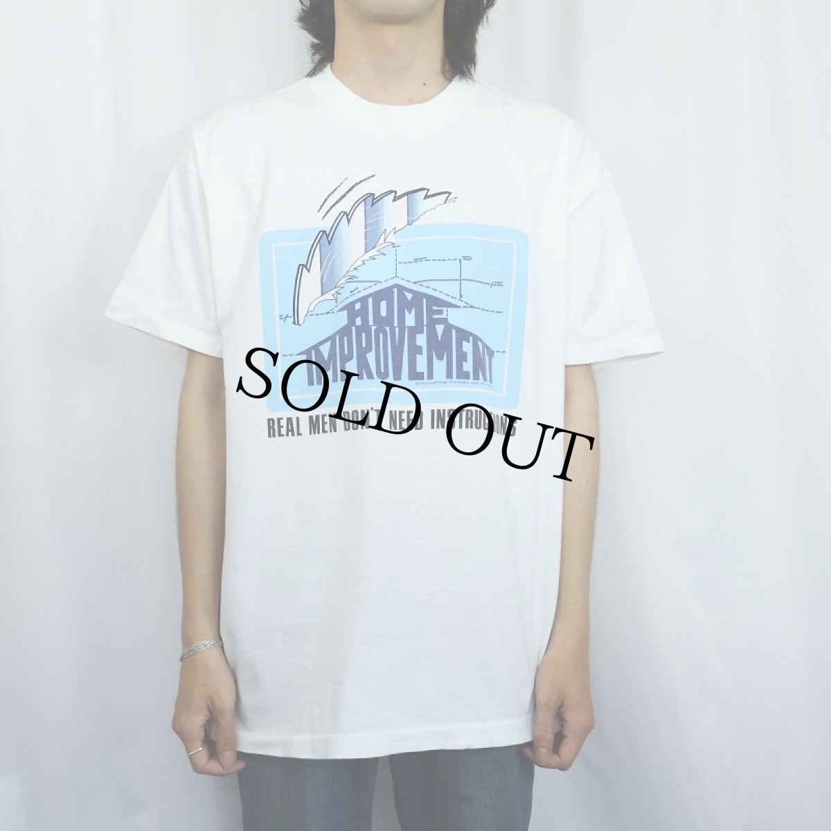 画像2: 90's HOME IMPROVEMENT USA製 コメディドラマプリントTシャツ XL (2)