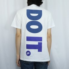 画像4: 90's NIKE 銀タグ USA製 "JUST DO IT" プリントTシャツ  (4)