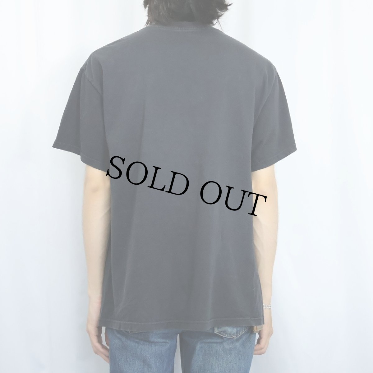 画像3: "IF I WANT YOUR OPINION I'LL REMOVE THE DUCT TAPE" ジョークプリントTシャツ BLACK (3)