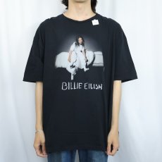 画像2: Billie Eilish "When We All Fall Asleep, Where Do We Go?" ミュージシャンフォトプリントTシャツ BLACK XL (2)