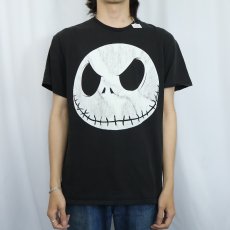 画像2: The Nightmare Before Christmas "Jack Skellington" キャラクタープリントTシャツ BLACK (2)