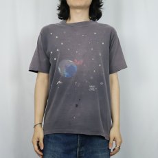 画像2: 90's WILD OATS USA製 宇宙プリントTシャツ L (2)