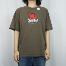 画像2: Zombie STUDIOS "レッドデビル" ゲーム開発会社 プリントTシャツ L (2)