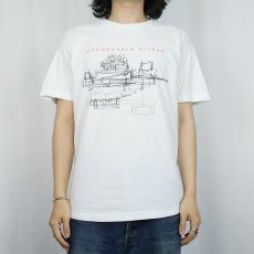 画像2: GUGGENHEIM MUSEUM BILBAO 美術館プリントTシャツ M (2)