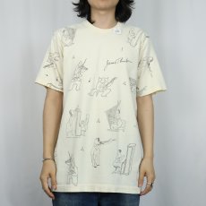 画像3: 90's James Thurber アートプリントTシャツ  (3)