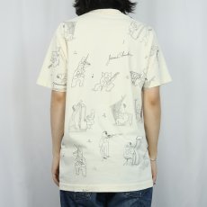 画像4: 90's James Thurber アートプリントTシャツ  (4)