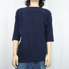 画像3: 80's Champion トリコタグ USA製 "MICHIGAN 82" フットボールTシャツ NAVY M (3)