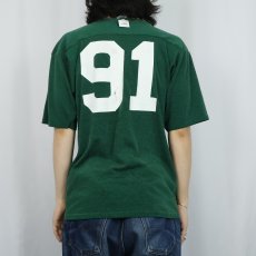 画像3: 80's Champion トリコタグ USA製 "DARTMOUTH 91" レーヨン混 フットボールTシャツ M (3)