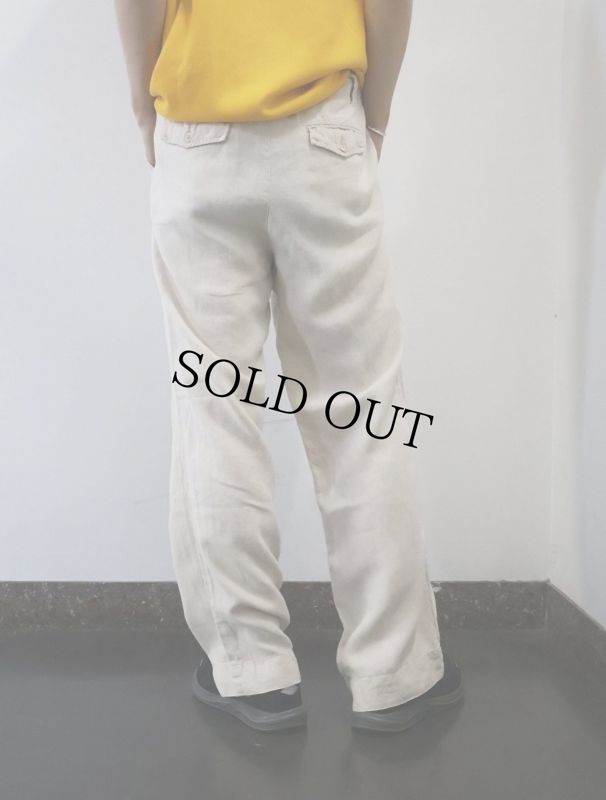 画像3: Eddie Bauer VASHON FIT リネンパンツ W35 (3)