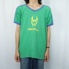 画像2: 90's SOULFLY USA製 サイドライン グルーヴメタルバンドプリントTシャツ L (2)