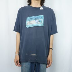 画像3: "got wood?" パロディプリントTシャツ NAVY (3)