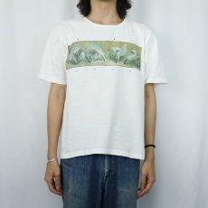 画像2: 90's Edgar Degas "Frieze of Dancers" アートプリントTシャツ L (2)