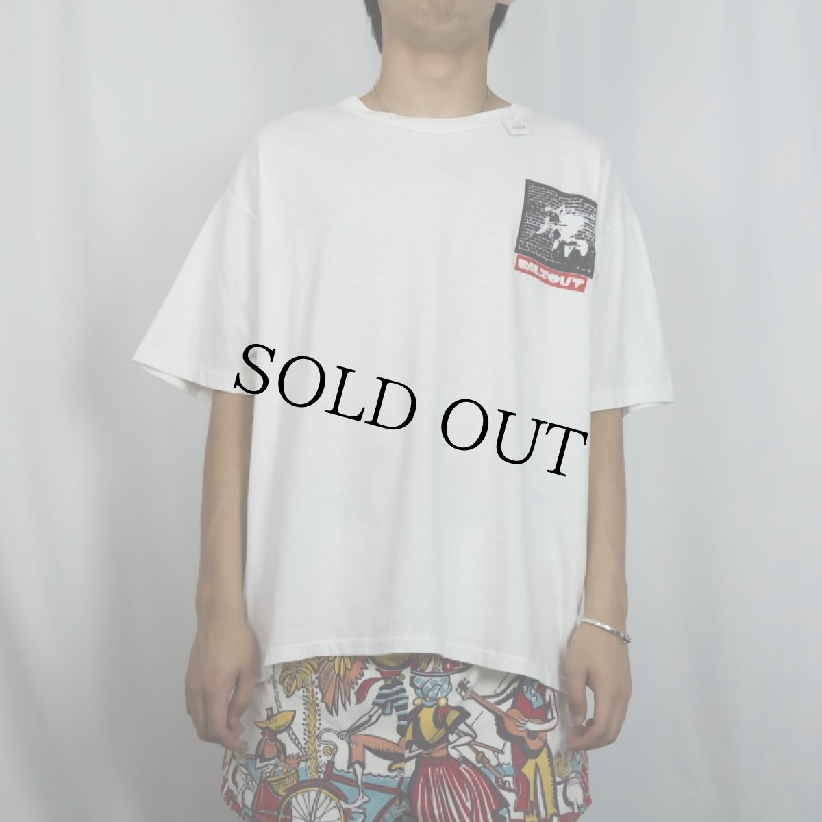 画像3: 90's BALZOUT USA製 "Man creates it..." フォトプリントTシャツ XL (3)