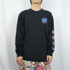 画像3: SANTA CRUZ ロゴプリントロンT BLACK L (3)