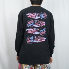 画像4: SANTA CRUZ ロゴプリントロンT BLACK L (4)