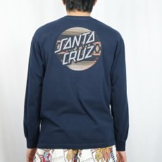 画像4: SANTA CRUZ ロゴプリントロンT NAVY M (4)