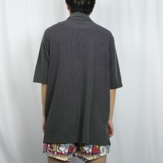 画像3: 90's〜 MOSSIMO USA製 織柄 ポリエステルシャツ L (3)