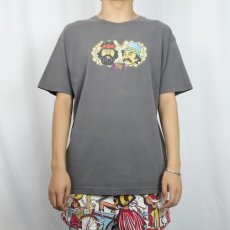 画像3: 90's〜 Flip Skateboards USA製 "Cheech & Chong" コメディアン・デュオプリントTシャツ L (3)