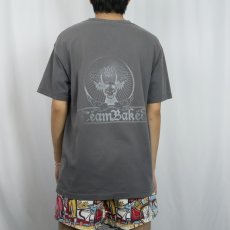 画像4: 90's〜 Flip Skateboards USA製 "Cheech & Chong" コメディアン・デュオプリントTシャツ L (4)