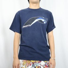 画像2: 90's Shorty's MEXICO製 ロゴプリントTシャツ NAVY M (2)
