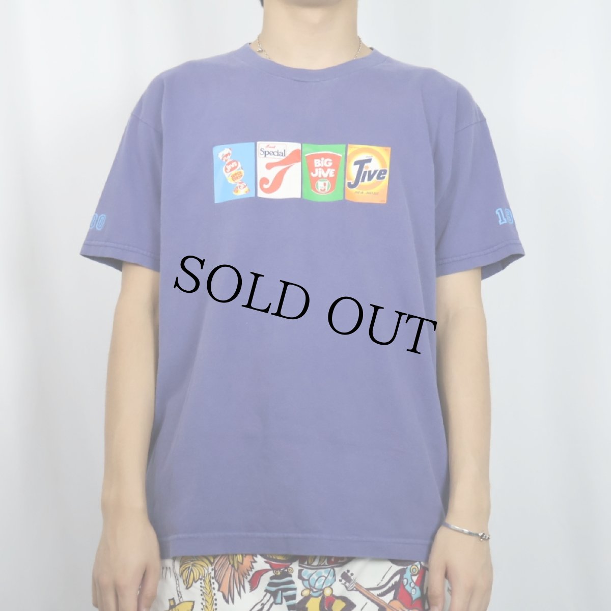 画像2: 90〜2000's FRESHJIVE USA製 パロディプリントTシャツ L (2)