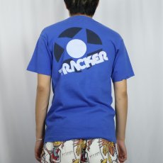 画像3: 90's TRACKER USA製 ロゴプリントTシャツ M (3)