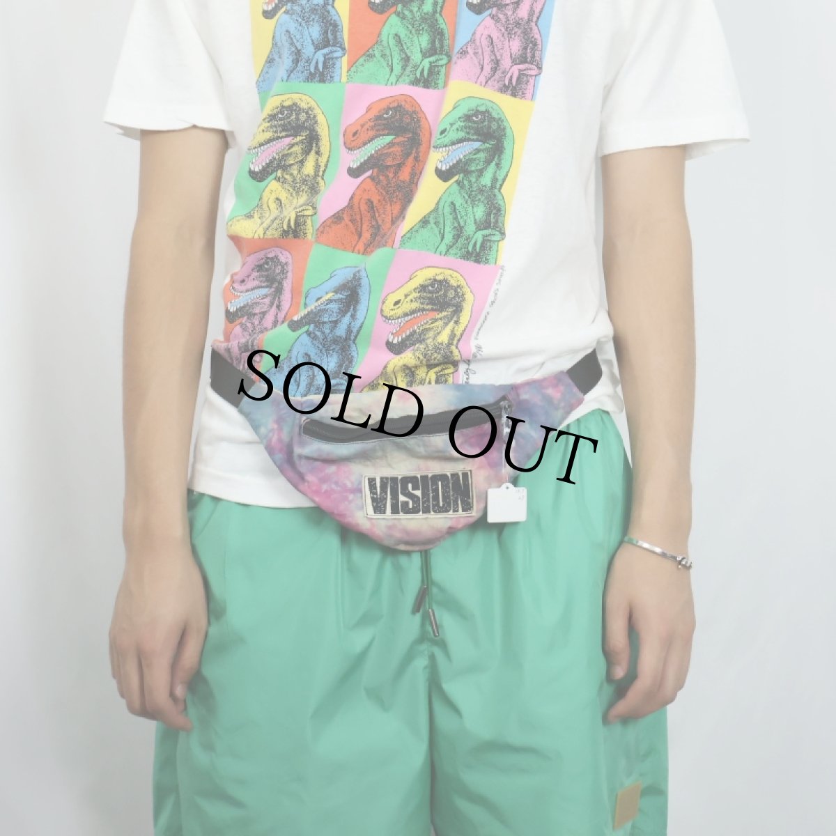 画像2: 80〜90's VISION STREET WEAR タイダイ ウエストバッグ (2)