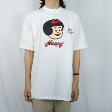 画像2: 90's USA製 "Nancy” サイン入り キャラクタープリントTシャツ L (2)