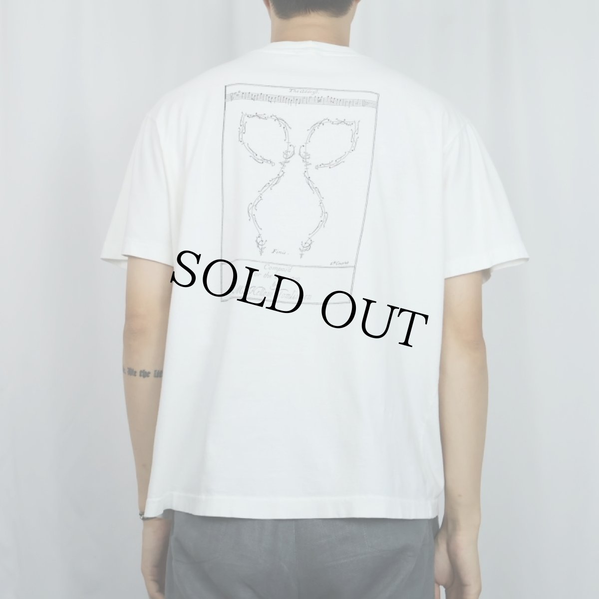 画像3: "M. Kellom's..." 舞踊譜プリントTシャツ (3)