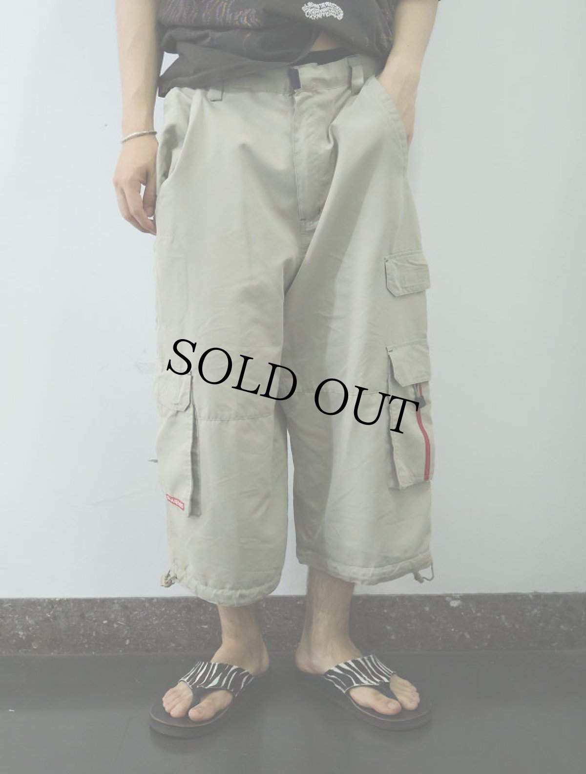 画像3: 【SALE】 SNAKE EYES クロップドカーゴパンツ W32 (3)