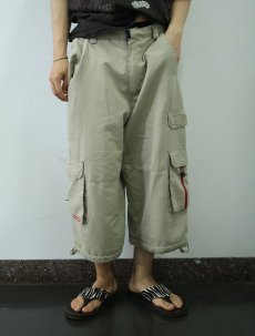 画像3: 【SALE】 SNAKE EYES クロップドカーゴパンツ W32 (3)