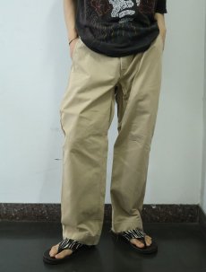 画像2: 【SALE】 POLO Ralph Lauren サイドアジャスタ付き コットンチノトラウザーズ W35 (2)