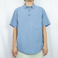 画像2: 2020SS Patagonia シアサッカープルオーバーシャツ L (2)