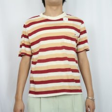 画像2: 〜80's ボーダー柄 ポケットTシャツ (2)