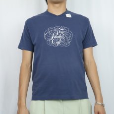 画像2: 80's USA製 "Tony Packo's Cafe" レストランプリントTシャツ NAVY L (2)