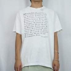 画像2: 90's INNOVATIONS USA製 "flight attendant..." プリントTシャツ L (2)