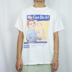 画像2: "We Can Do It!" 第二次世界大戦 ポスタープリントTシャツ L (2)
