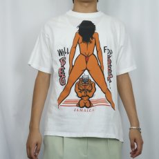画像2: Jamaican Tee's "WILL BEG FOR SEX!" ジョークプリントTシャツ L (2)
