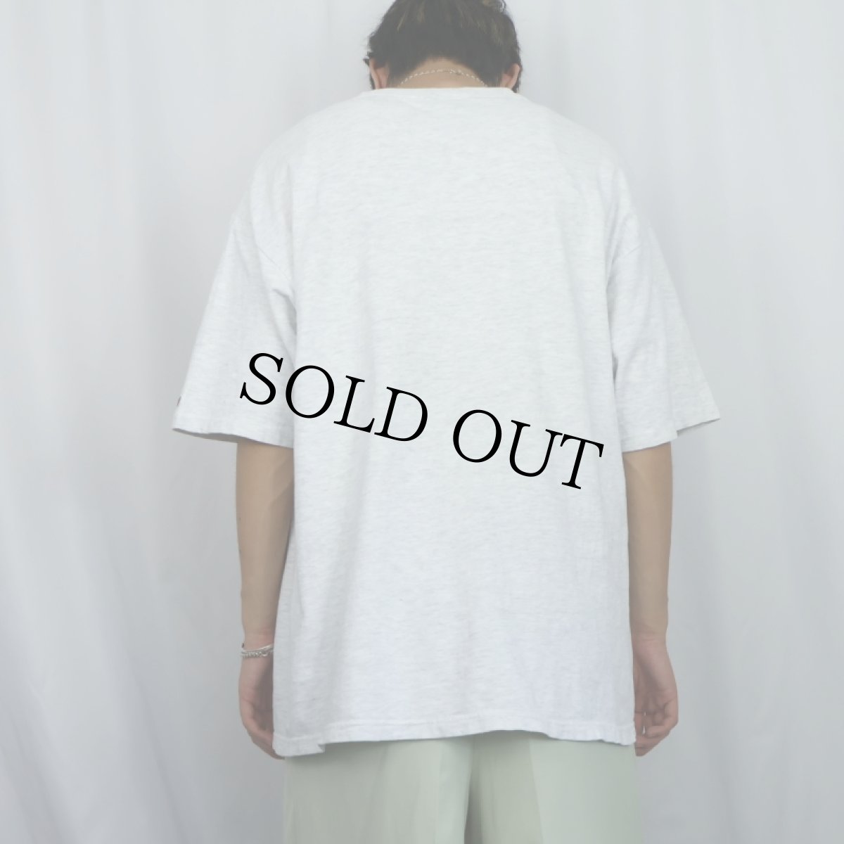 画像3: 90's Champion 青刺繍タグ 後期 USA製 "UNIVERSITY OF EVANSVILLE" プリントTシャツ XL (3)