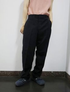 画像2: 【SALE】 60's MARMAN ウールスラックス BLACK W31 (2)