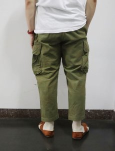 画像3: 40〜50's FRENCH ARMY M-47 前期 コットンツイル カーゴパンツ W34 (3)