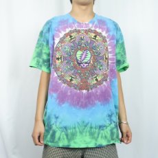 画像3: 2000's LIQUID BLUE "GRATEFUL DEAD" タイダイ ロックバンドTシャツ XL (3)