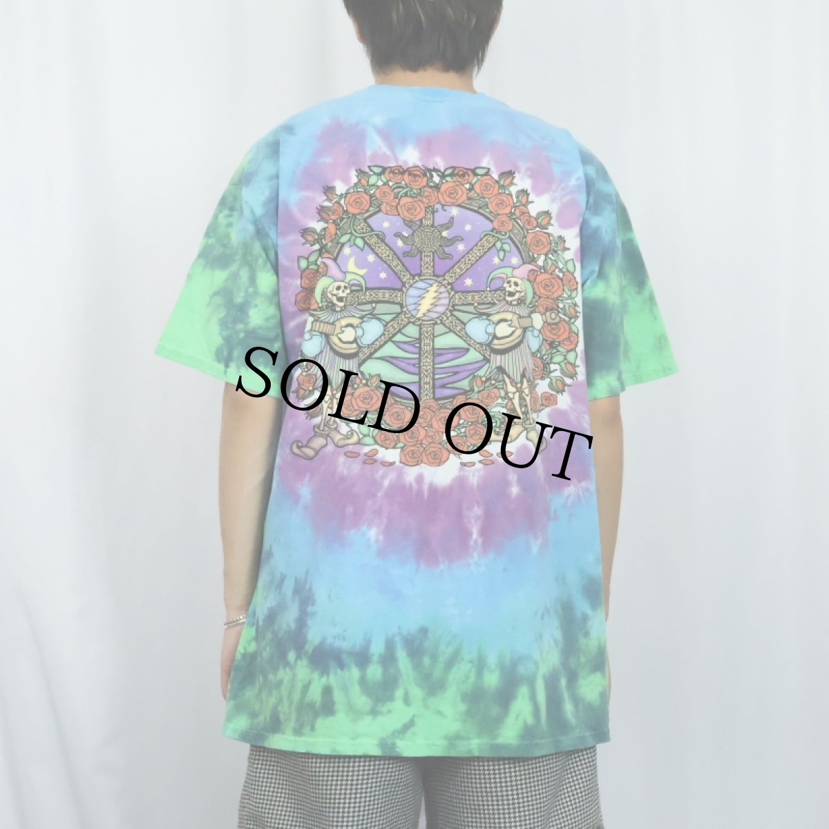 画像4: 2000's LIQUID BLUE "GRATEFUL DEAD" タイダイ ロックバンドTシャツ XL (4)