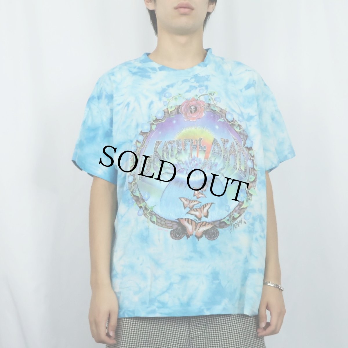 画像2: 90's GRATEFUL DEAD USA製 タイダイ ロックバンドTシャツ XL (2)