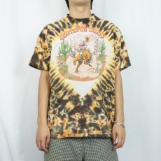 画像3: 90's GRATEFUL DEAD USA製 "SUMMER TOUR 1991" タイダイ ロックバンドTシャツ XL (3)