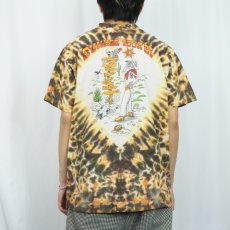 画像4: 90's GRATEFUL DEAD USA製 "SUMMER TOUR 1991" タイダイ ロックバンドTシャツ XL (4)